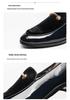 Men's Large Suede Pointed Toe Leather Loafers - British Style Formal/Casual Slip-ons