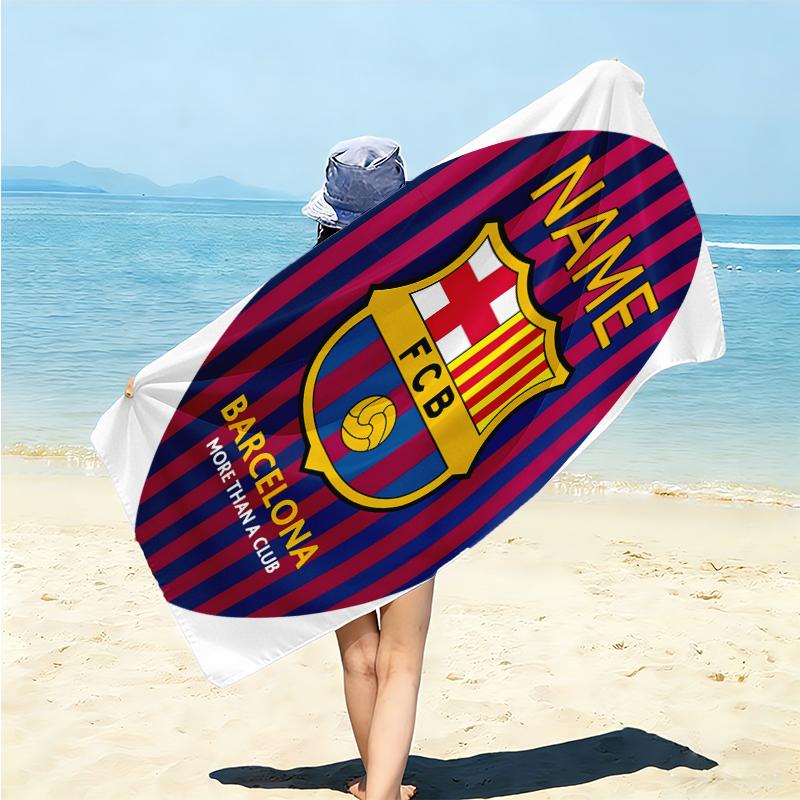 Personalized Chelsea FC Crest Beach Towel Microfiber Beach Towel Thin Absorbent for Beach Swimming Yoga Bath Sports. 0910180