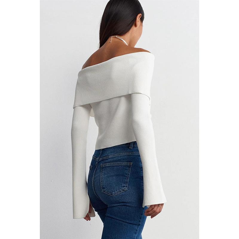 Fashion Women's Cardigan Spring Autumn Sexy Collar Zip Patchwork Vintage Sweaters New Chic Streetwear Female Jumpers