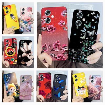 For OPPO A79 5G A2 CPH2553 CPH2557 PJB110 Phone Case Flower Girl Design Soft Silicone TPU Back Housing for OPPO A 79 A 2 Covers