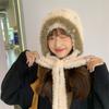Ear Protection Winter Hat Thickened Pompoms Cap Cute Beanie Hats  Winter