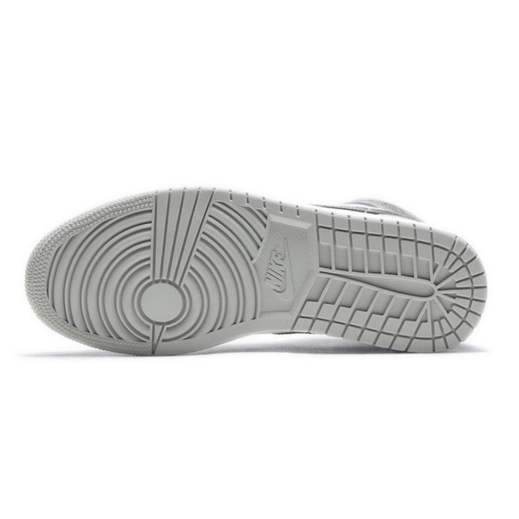 Jordan Air Jordan 1 Dämpfung Mid-Top Vintage Basketballschuhe Herren Schwarz Weiß 554724-092(Team252-)