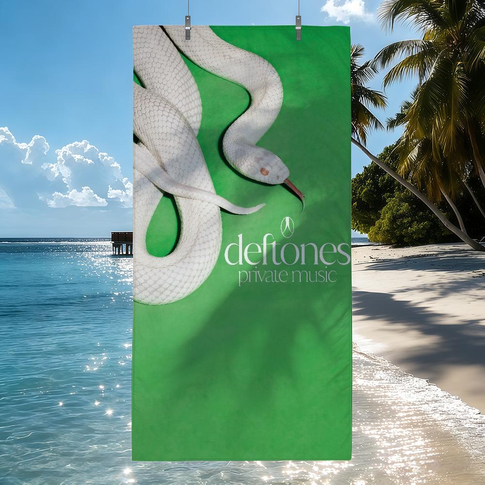 Rock band D-eftones Towel Drying Bath Towel Applicable To Light Swimming Camping Yoga Beach Out