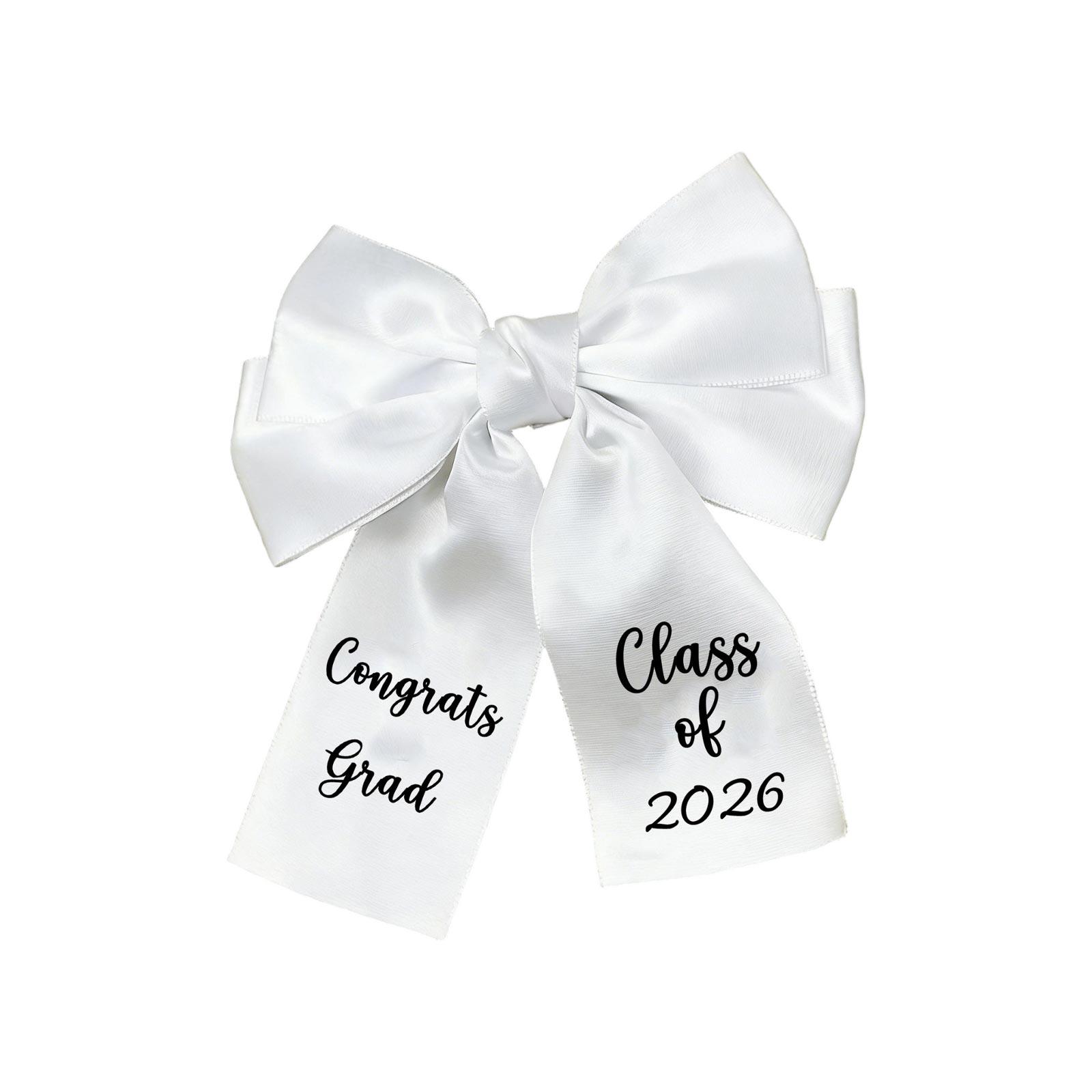 Satin Bow Decoration For Graduation Class Of  Bow. One Size