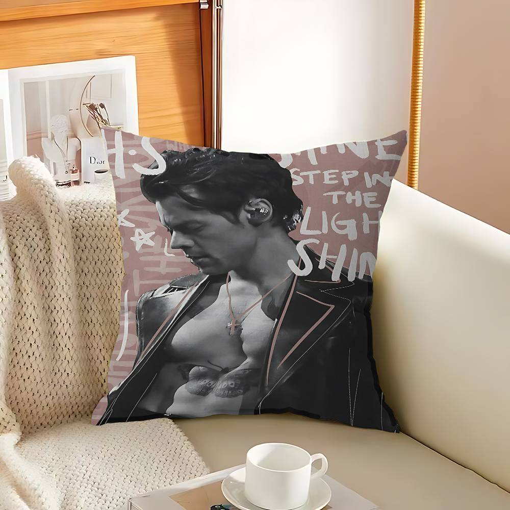 Singer H-Harrys S-Styles Cushion Cover Pillow Cover Decor Pillowcase Printed Cushion Case For Couch