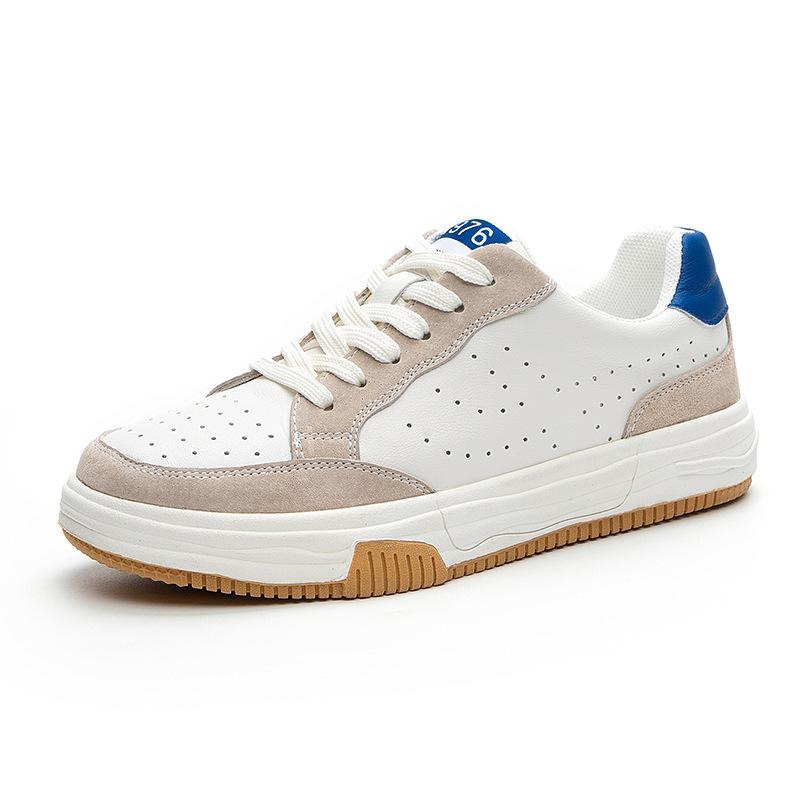 

Белые туфли на плоской подошве Повседневные удобные кожаные женские туфли 40 синий