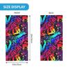 Neon Graffiti Kunst Druck Bandana Nackenwärmer Unisex Wandern Camping Reiten Schlauchmaske Schal Motorrad Gamasche Gesichtsbedeckung Stirnband