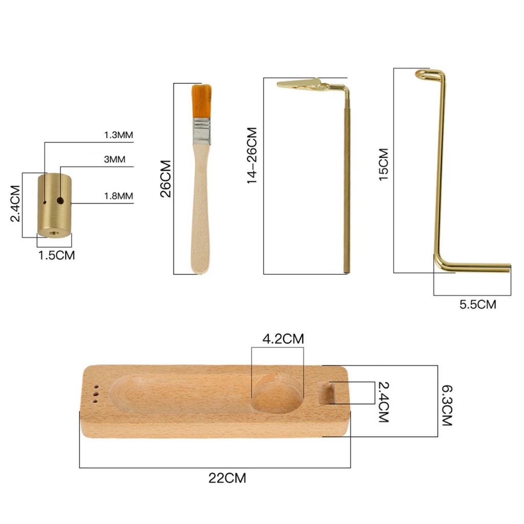 Wooden Incense Burner Holder Desktop Furnishings Table Centerpiece Multifunction Fragrances Diner Sage Holder Incense Burning