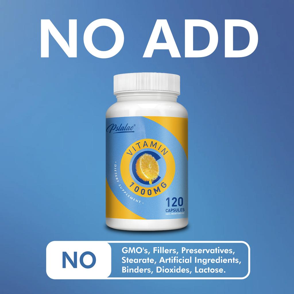 Vitamin C Kapseln 1000mg 120 Stück — Immununterstützung, Antioxidative Unterstützung, Tägliches Wohlbefinden