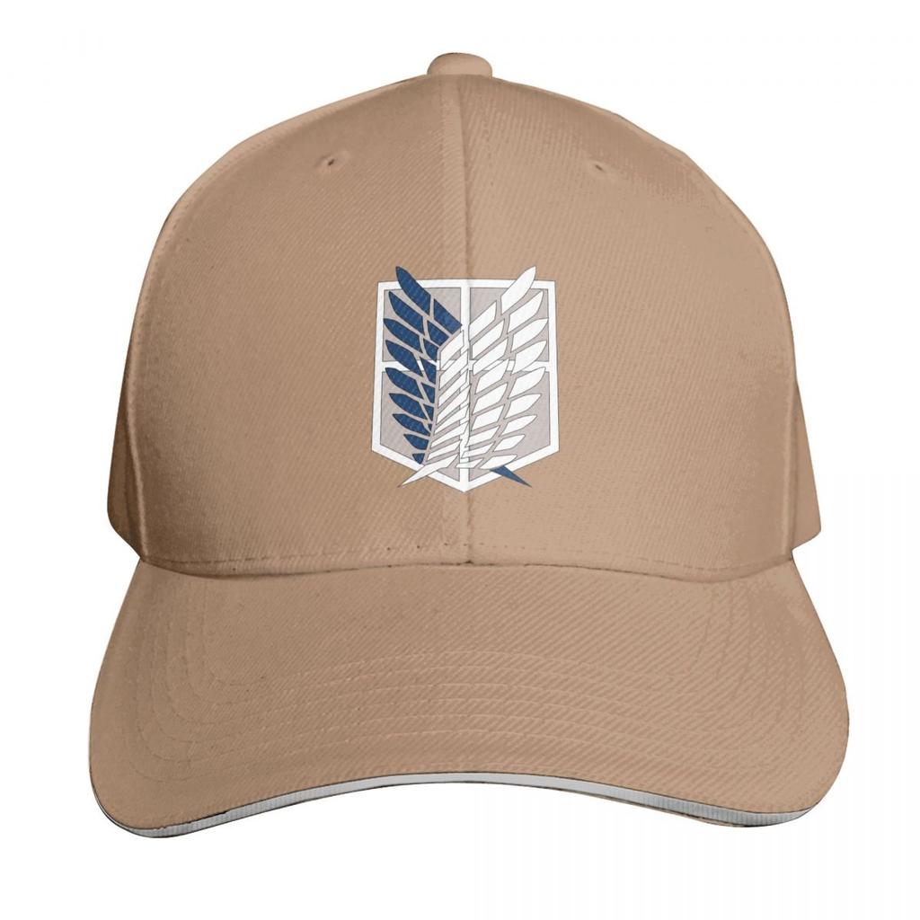 Attack on Titan Anime Logo Kappe Mode Lässig Baseballkappen Verstellbare Mütze Hip Hop Sommer Unisex Baseballkappen