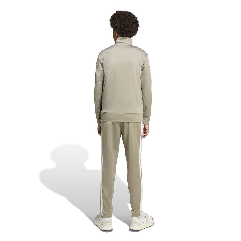 Adidas Girls 3 Stripes Tracksuit Set