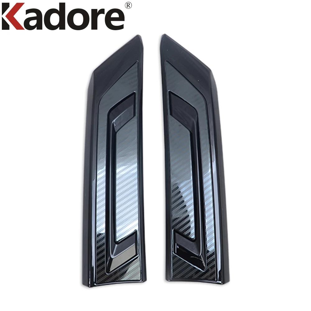 Front Upper Grille Cover Trim For Toyota RAV4 RAV 4 LE XLE 2024 Carbon Car Front Grills Molding Trims