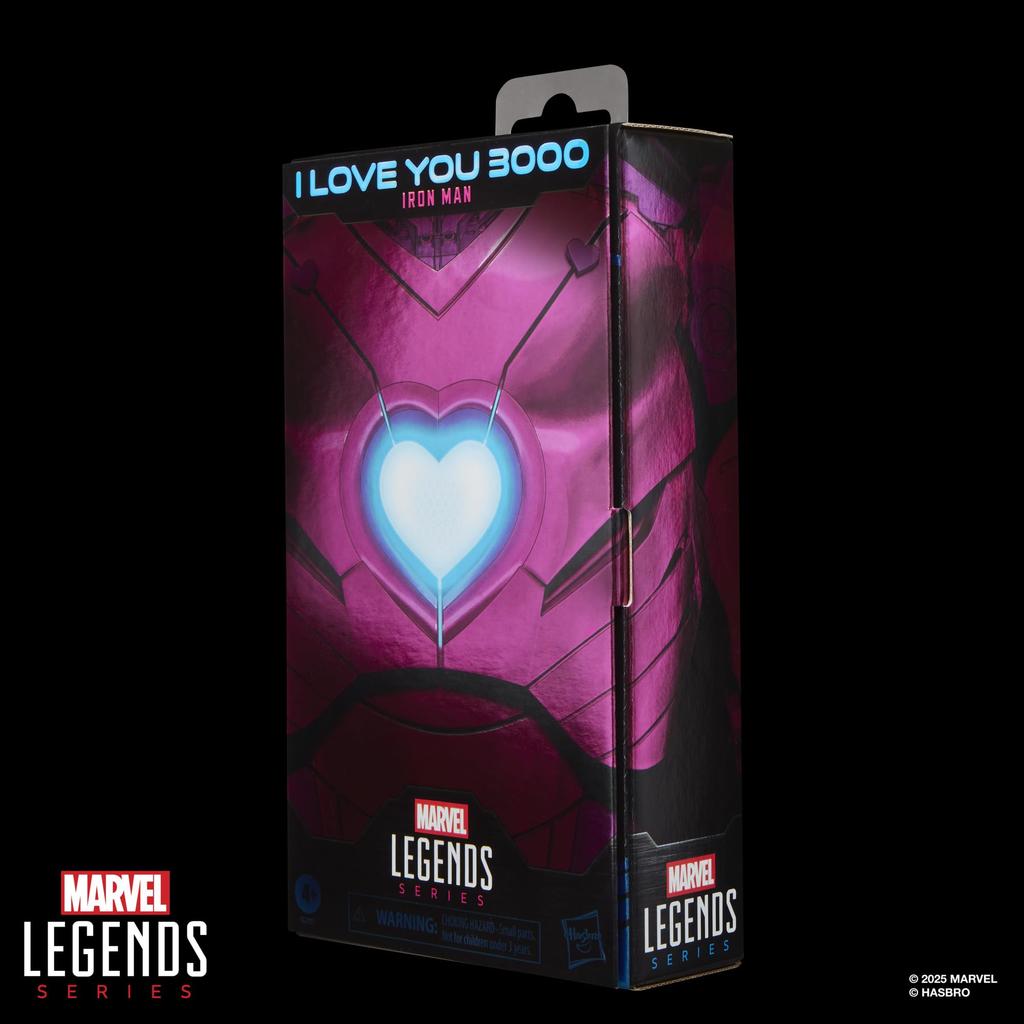 Hasbro MARVEL Marvel Legends Series Iron Man I Love You 3000 Collectible Action Figure Gift G2117 Authentic 6-Inch
