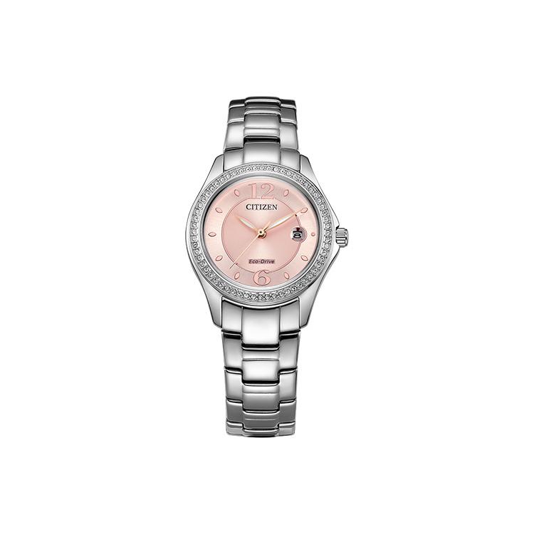 

CITIZEN Ecology Drive Collection Light Powered Quartz Movement Stainless Steel Strap Watch FE1140-51X Pink