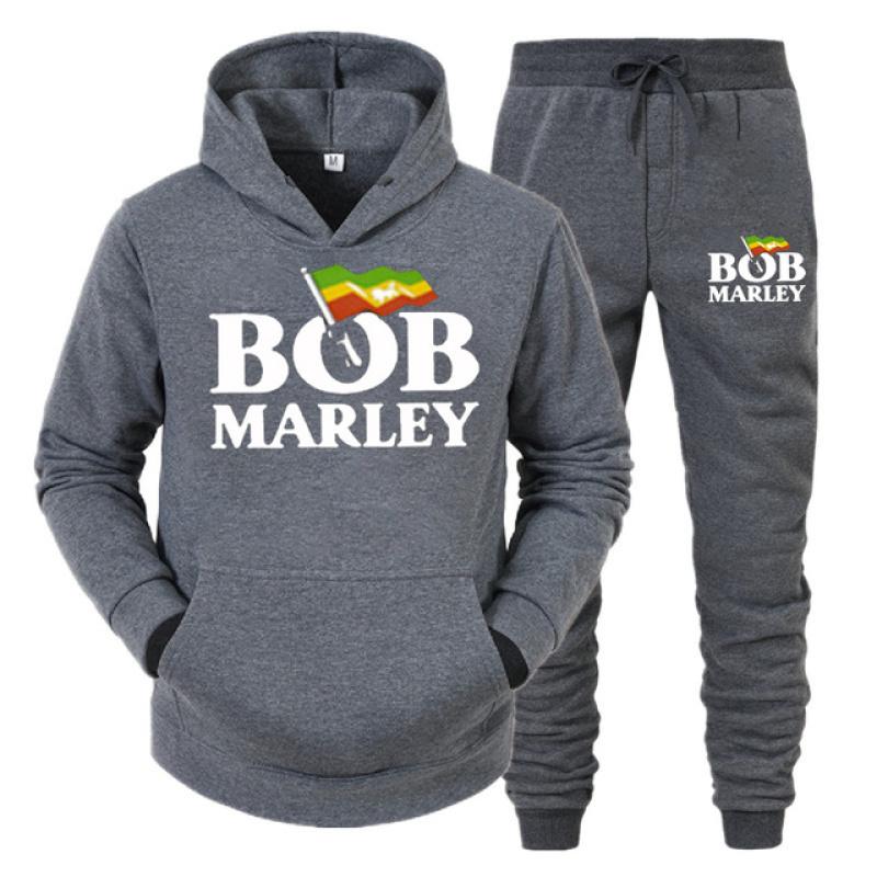 Printed Fashion Men Women Tracksuit Casual Hoodie And Pants 2pcs Sets Oversized Pullover Trend Sweatsuit Men Clothing