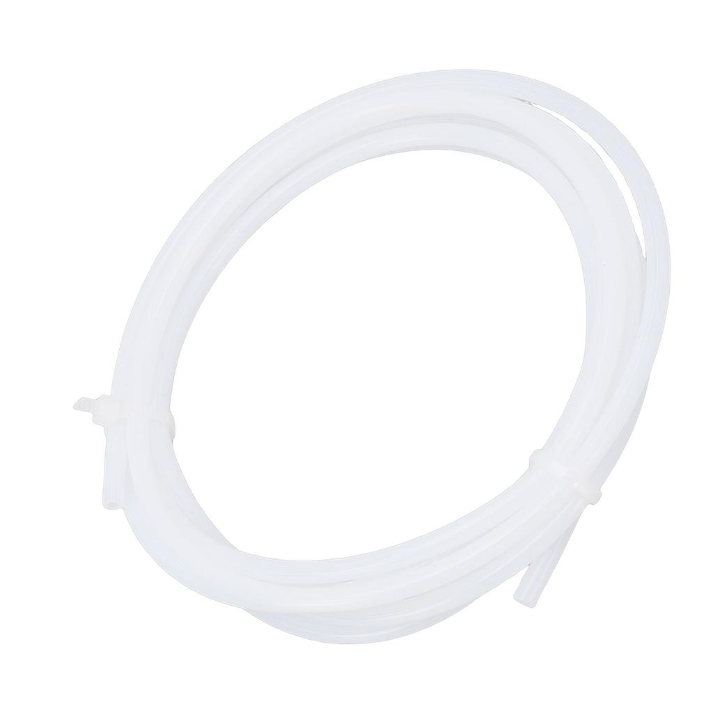 6.56FT 2M PTFE Tube White Low Resistance Star Shaped Inner Wall PTFE Tubing for 1.75mm Filament High Flexibility Compatible with Most 3D Printers