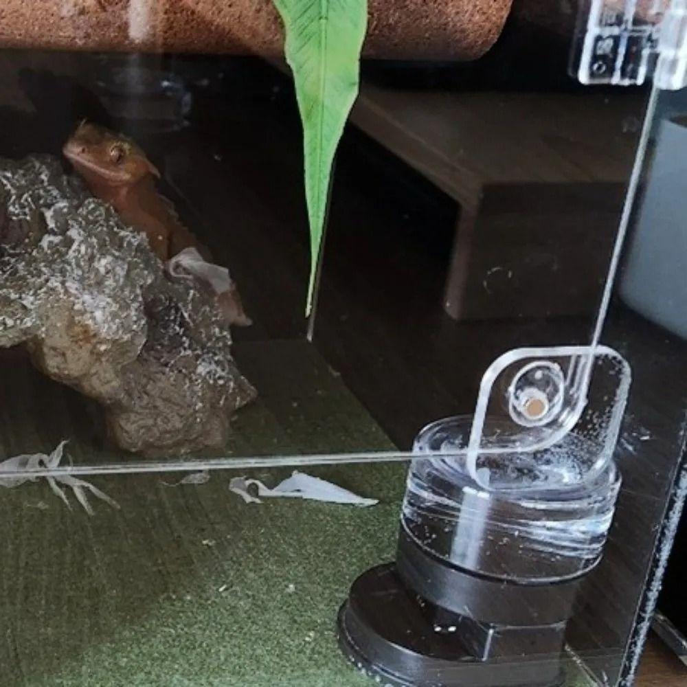 Detachable Reptiles Water Feeder Anti-slip Water Bowl Durable Reptile Water Dispenser  Turtle