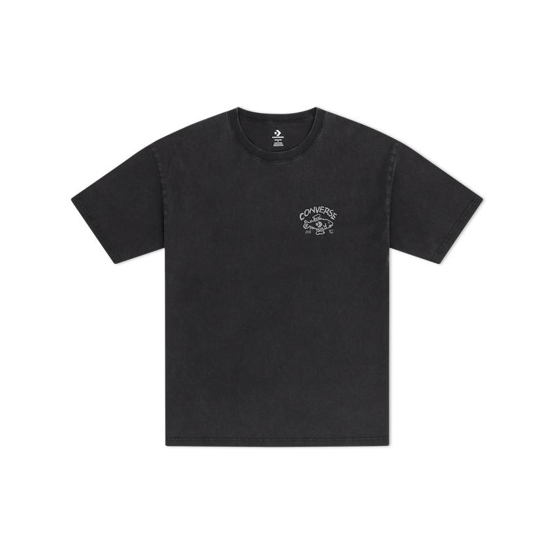 

New Converse T Shirts Unisex Black 10028727-A02 2XL