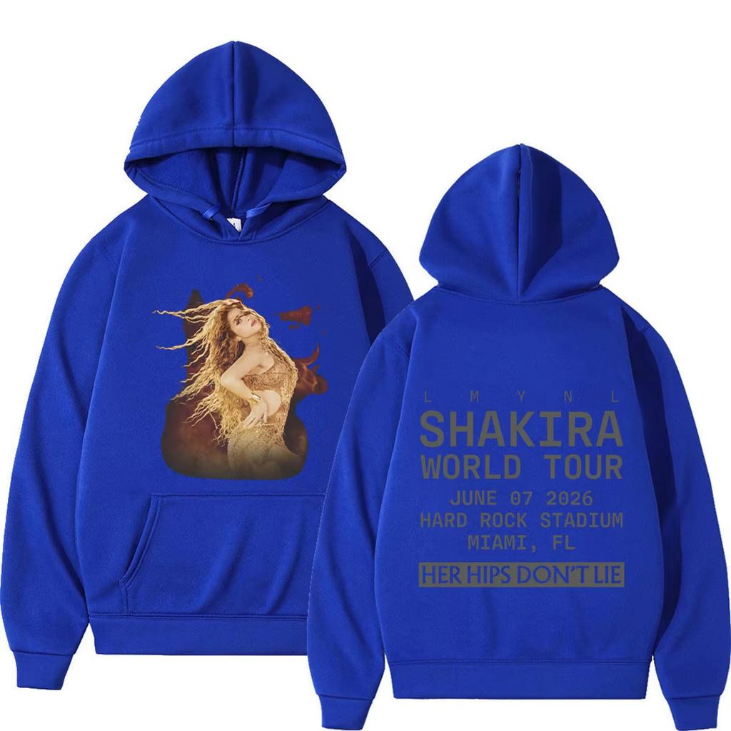 Hot Sale Shakira Las Mujeres Ya No Lloran World Tour 2026 Graphic Hoodie Men Women Casual Vintage Sweatshirt Perfect for Commute & Loungewear