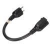 Kabel Nema 5-20P do 5-20R 12AWG Heavy Duty 20A Ostrze T Przedłużacz Zasilający 1,0 stopy