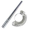 Metal HK/US/JP/UK/EU Ring Sizer Mandrel Rings Size Measure Tool Finger Gauge Kit Jewellery Sizing Tools for Men Women Steel