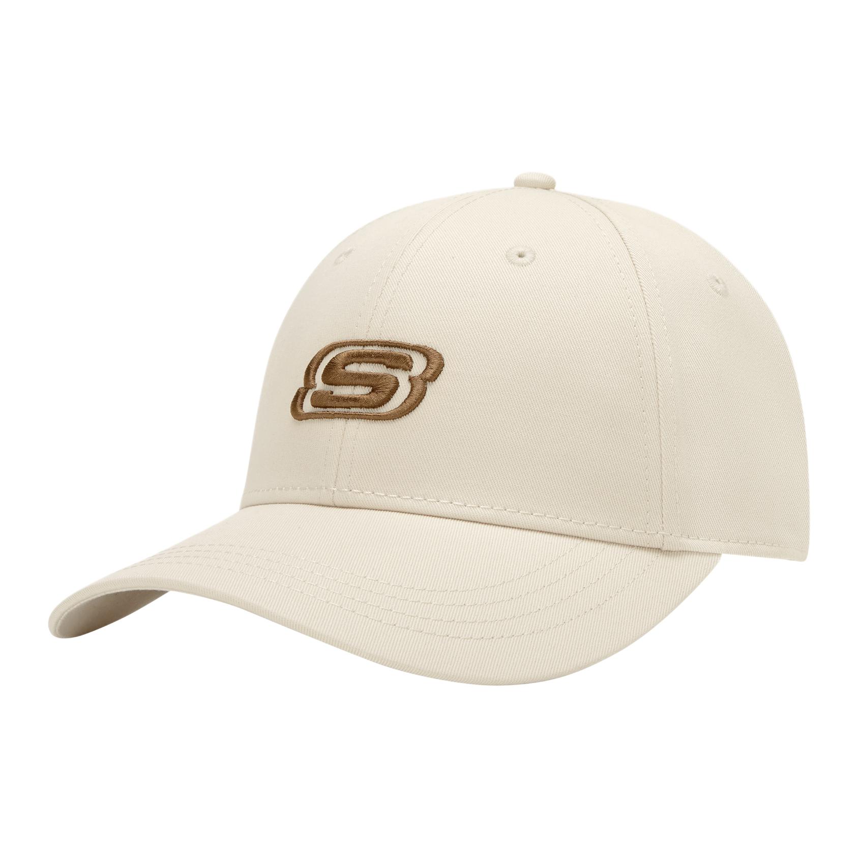 Skechers Trendy Personality Design Baseball Cap Unisex accessories Eggshell Brown L125U068-06U3 M