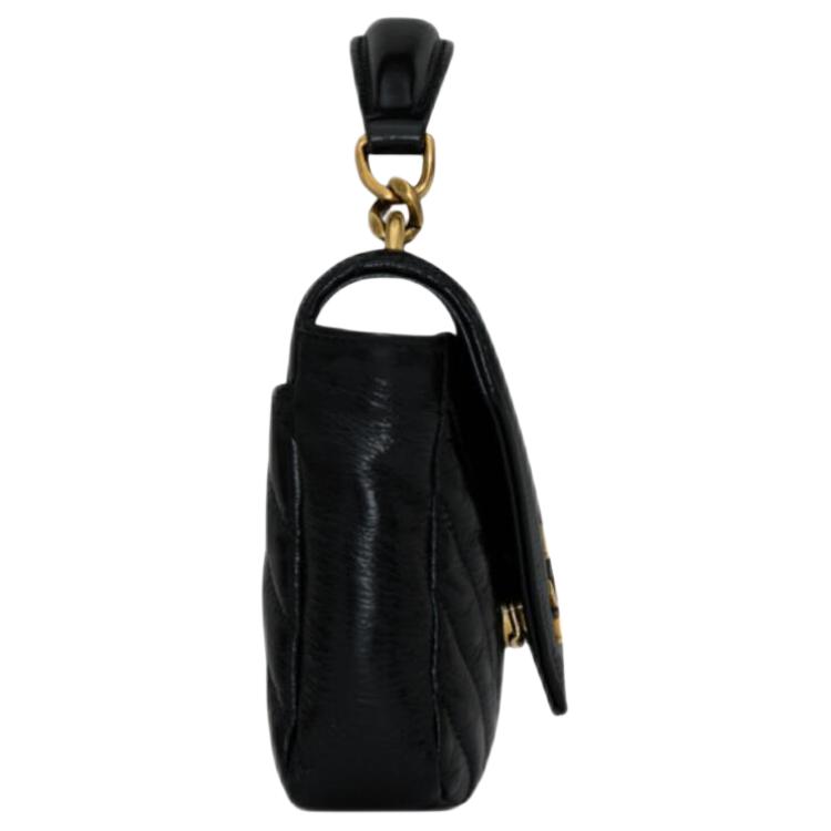 Saint Laurent College Mini Chain Bag Noir Women Bags Black 779430-DZH07-1000