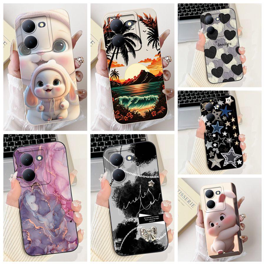 For Vivo Y36 4G 5G Case New design Painted Soft Silicone TPU Protection Back Cover For VivoY36 Y27 Y 27 5G Phone Cases