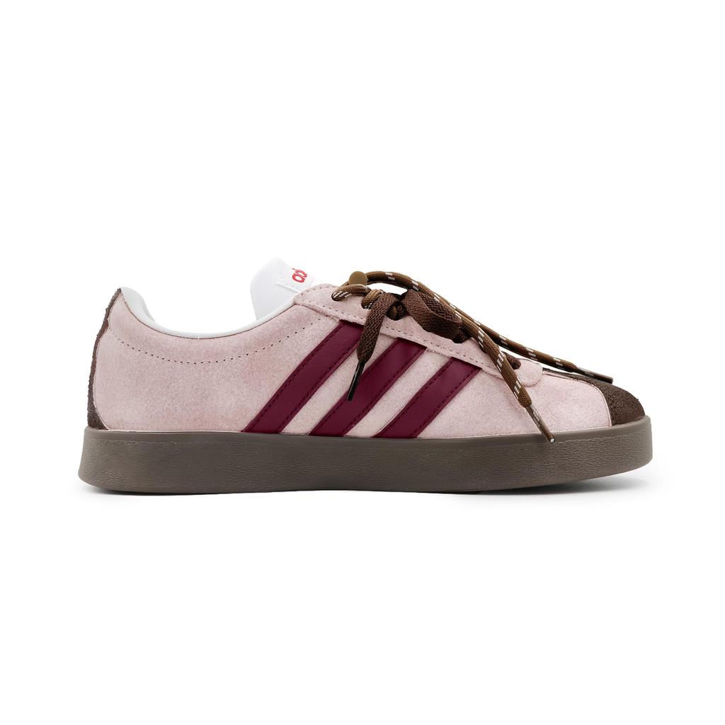 Adidas VL COURT 2.0 Skateboard Shoes Unisex Low top Pink, Brown, Red HQ1802(team1976-)