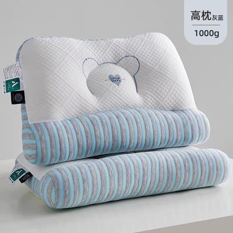 Ergonomic Cervical Support Pillow Side Sleepers Adults Teens Students Dormitory Use All Season Pair