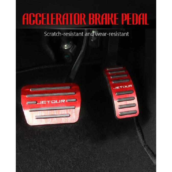 For Chery Jetour X70 X90 Plus X95 Dashing 2018      2024 Car Gas Fuel Accelerator Brake Pedal Cover Non-Slip
