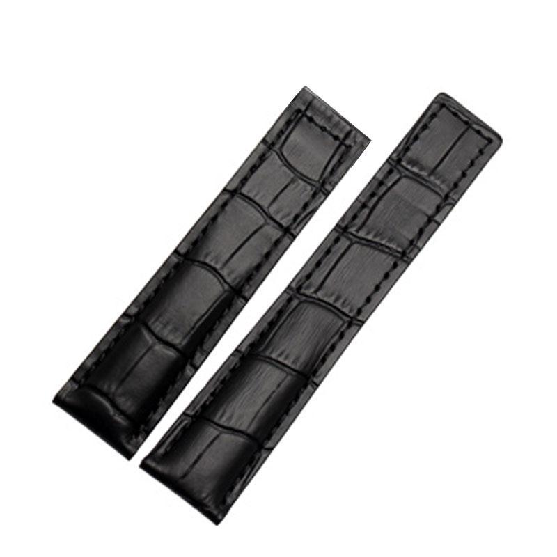 Genuine Leather Bracelet 19mm 20mm 22m for Tag Heuer Watchband Men Wristwatches Band Accessories Fold Buckle Leather Watch Strap