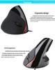 Ergonomic Vertical Optical Wired USB Mouse, Second Generation Wristband Design