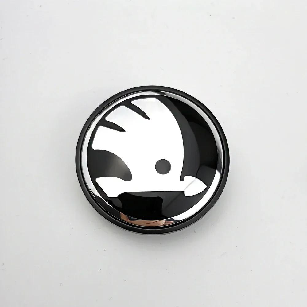 20Pcs/Lot 56mm 60mm 65mm Car Wheel Center Cap Logo Hub Cover Badge JK22 Emblem For Skoda 1J0601171 3B7601171 Styling Accessories