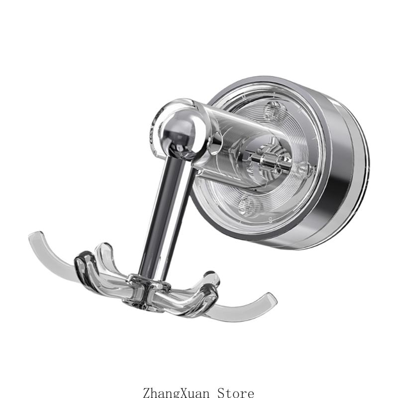 strong ABS 6 Claw Rotating Suction Hook No Drilling need Space Saving Kitchen Storage for Kitchen Wall Storage 3XUF