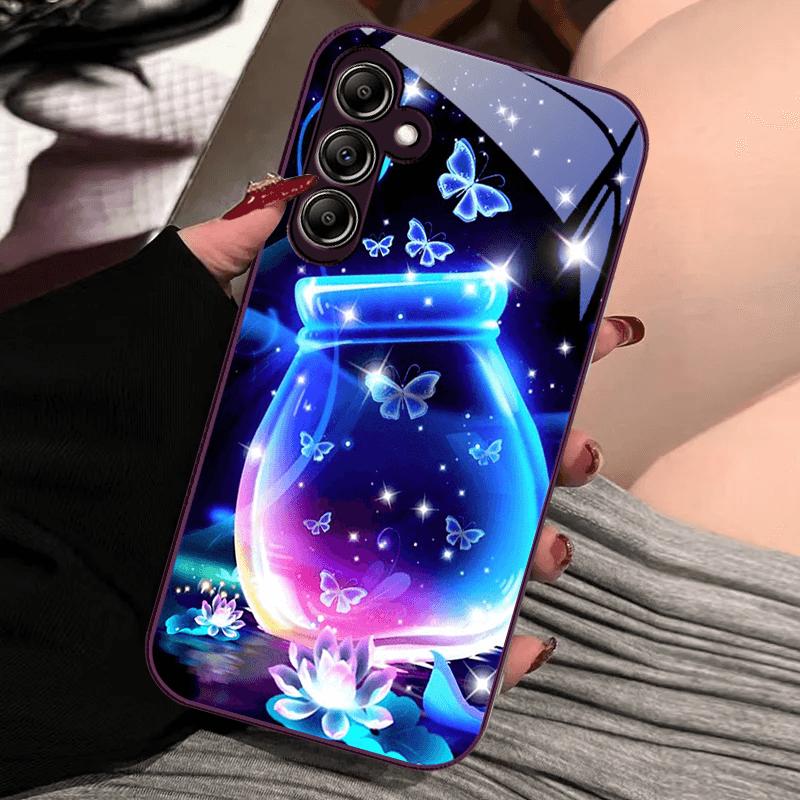 For Samsung A70 A70s A71 A72 A73 Fashion New Case For Galaxy A50 A50S A51 A52 A52S A53 A54 A55 A56 PC Tempered Glass Phone Cover