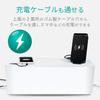 ELECOM Kabelspeicherbox mit 6 Steckdosenleiste, weiße Steckdosen, EKC-BOX001WH