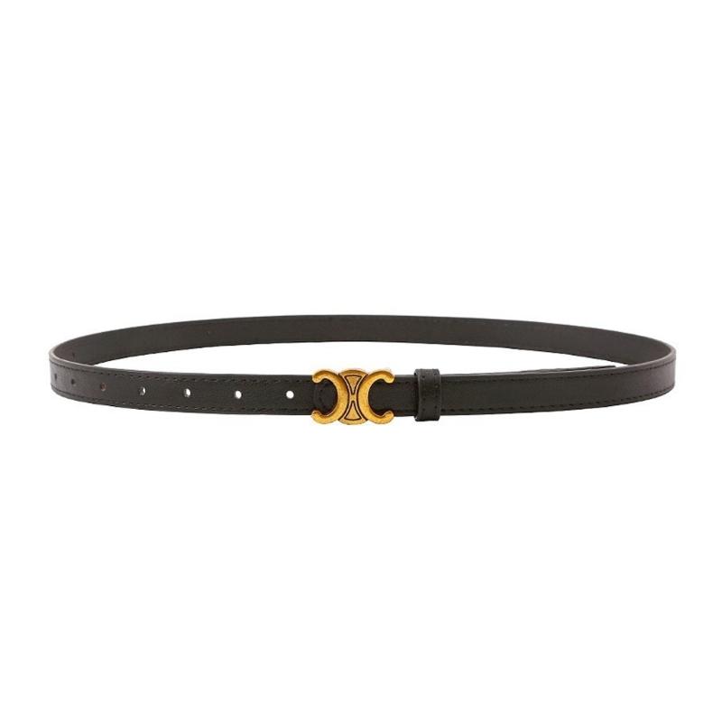 

Classical Women s PU Belt Stylish Waist Cinching Band Feature Elegant Double Half Arc Design for Lady Women