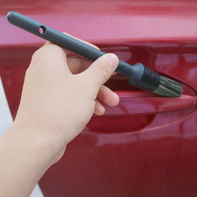 3PCS Car Detailing Brush Super Soft Auto Interior Detail Brush with Synthetic Bristles Car Dash Duster Brush Accessories