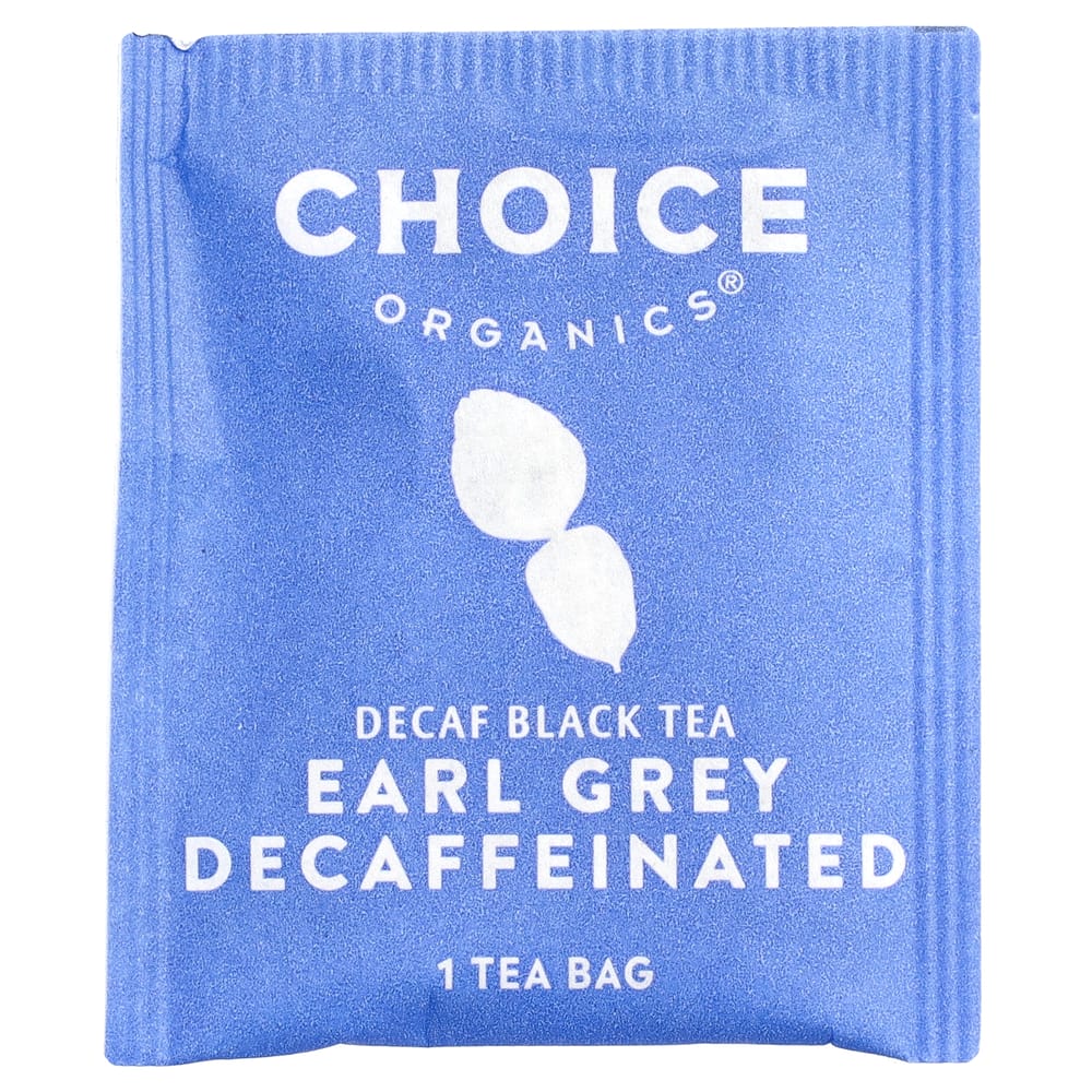 Choice Organic Teas Decaffeinated Earl Grey Tea Bags, 16 Count (32g / 1.12oz)
