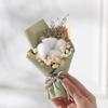 Mini Dried Flower Bouquet Dry Babysbreath Rose Decoration Small Floral Bouquet Romantic Valentine’s Day