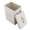 Metal Laundry Room Container with Dual Side Handles with Spoon Lid Farmhouse Laundry Powder Container for Washing Powder Rice Dog Food
