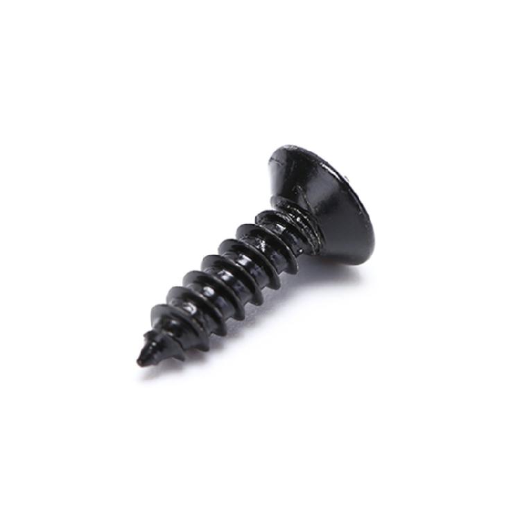 50Pcs 3mm Guitar Protective Plate Screws Scratch Plate Mounting Screws Electric Guitar Bass Pickguard Screws with Box