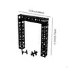 Model Display Items Set Organizer Cartoon Character Storage Box Kit Stand Black