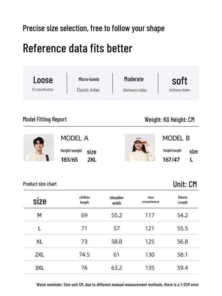 Baleno Men's 320g Heavyweight Retro Round Neck Sweatshirt