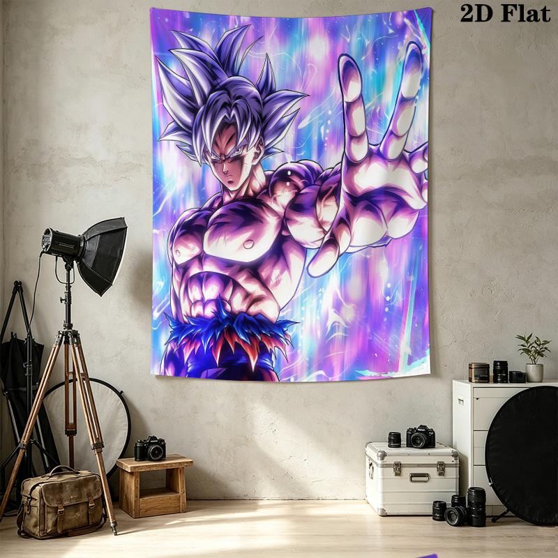 Dragon Ball Super Wall Tapestry Aesthetic Wall Hanging Printed Fabric Blanket Decorative Tapestries For Bedroom Living Room Home Decor
