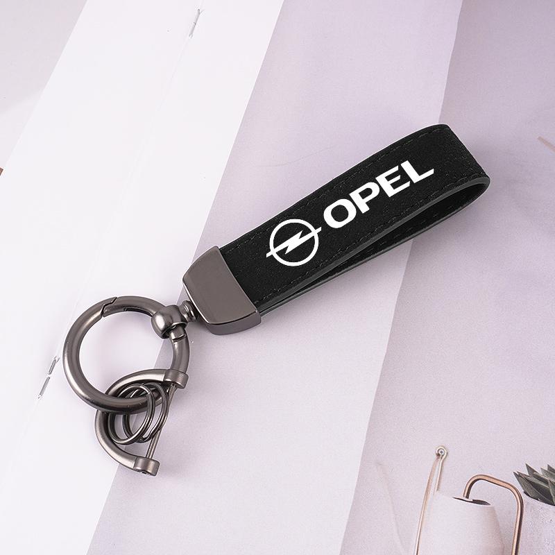 

Car Key Chain Metal+Leather Car Emblem Keyring Interior Accessorie For OPEL Mokka Corsa Meriva Zafira Astra J H G Vectra Antara чёрный