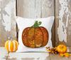 Pumpkin Design Fall Pillow Cover Halloween Orange Cushion Autumn Fall Pillow Case Orange & Green Pumpkins Pillowcase