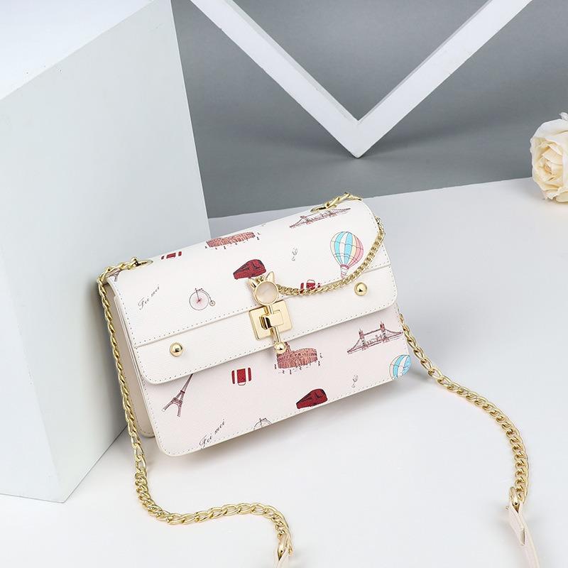 Bags New niche bags Women's bags Crossbody bags Chain bags Underarm bags Summer versatile light luxury small square bags Luggage