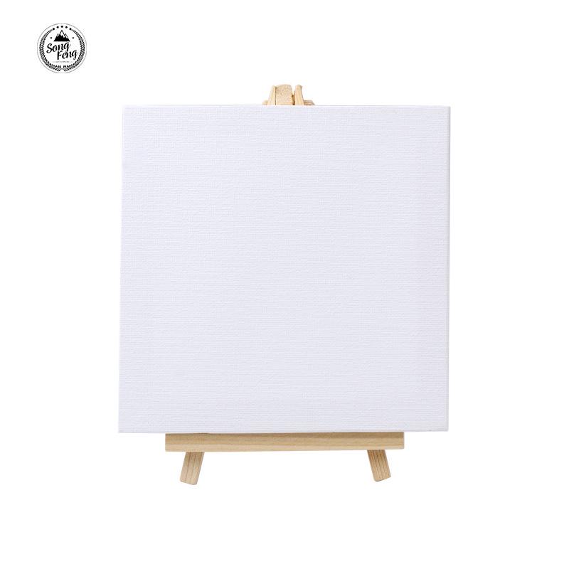 Mini Set Cavalletto in Legno per Arte Fai da Te ed Esposizione Telefono - 10CM